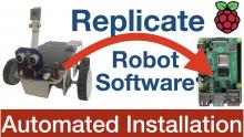 Replicate robot software on Raspberry Pi