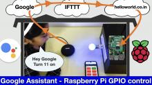 Google Assistant Raspberry Pi Control  