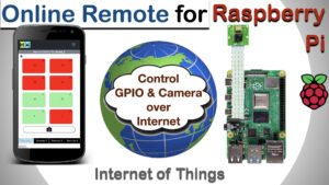 Online Web Remote Control for Raspberry Pi